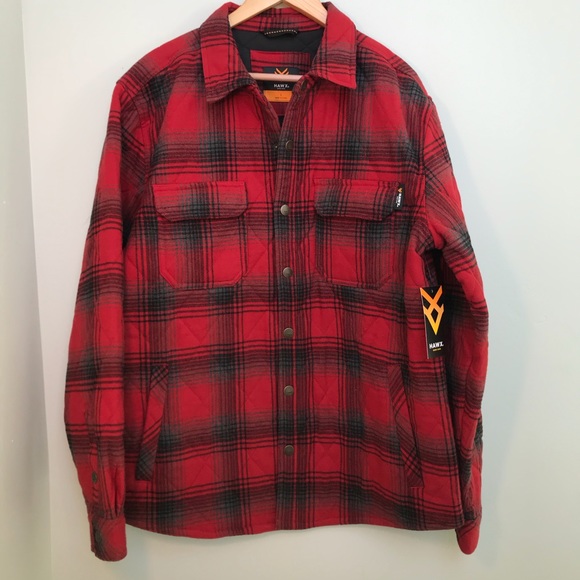 Hawx Work Gear Insulated Plaid Jacket 